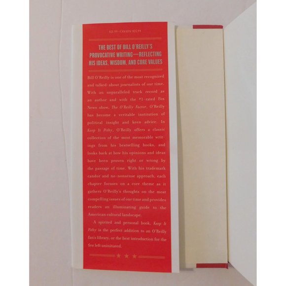 Keep It Pithy Useful Observations in a Tough World Bill OReilly 1st Ed 2013 HBDJ - Picture 3 of 6